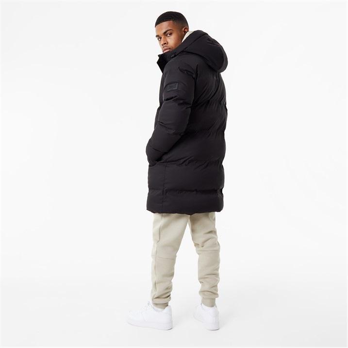 Everlast Mens Medium Length Puffer Jacket Outerwear 8