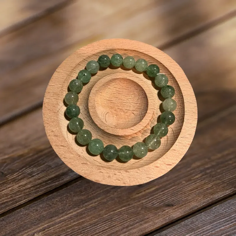 Green Stawberry Quartz Bracelet 1
