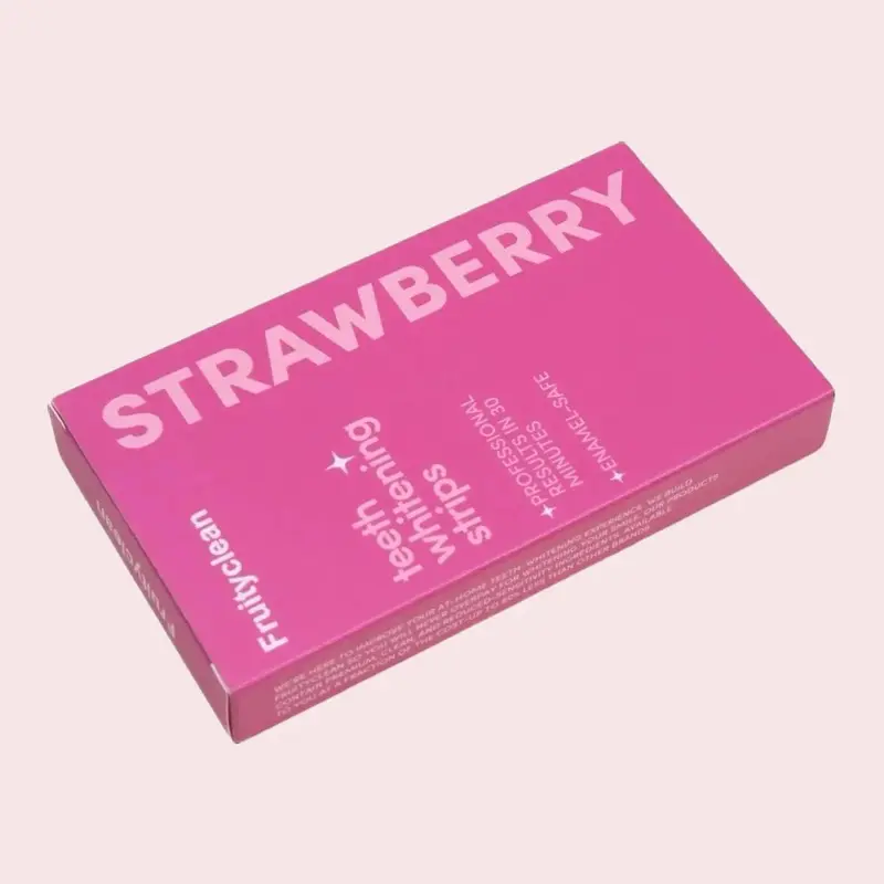 Fruity Clean Viral Teeth Whitening Strips – Achieve a whiter, brighter smile fast! Easy-to-use strips with delicious flavors. Perfect for sensitive teeth, no mess, no fuss – just amazing results in minutes 0