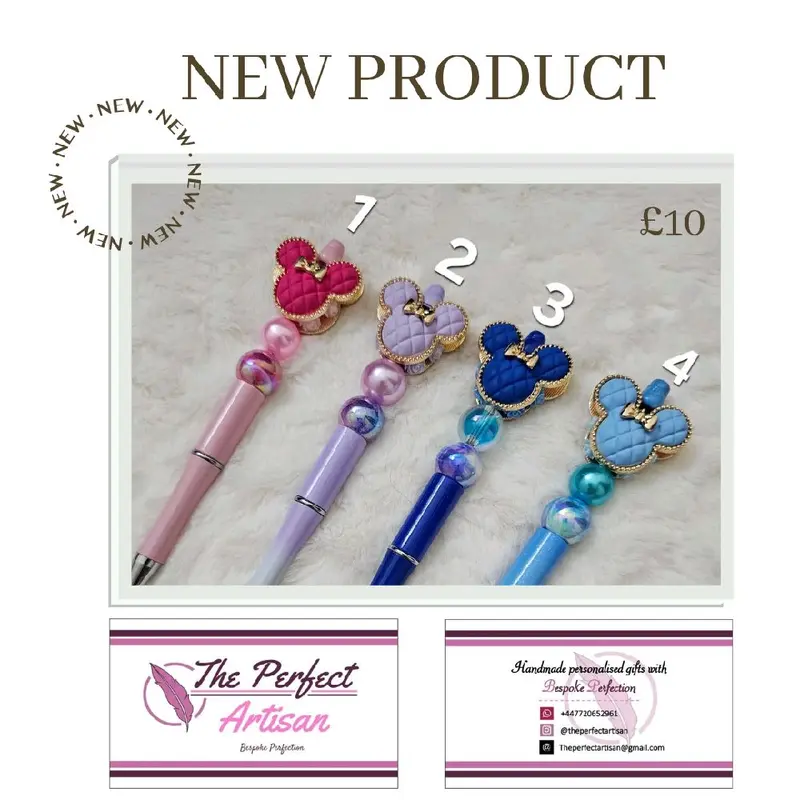 Opulent Mickey Bling Pen - Writing Tool for Office and School 1