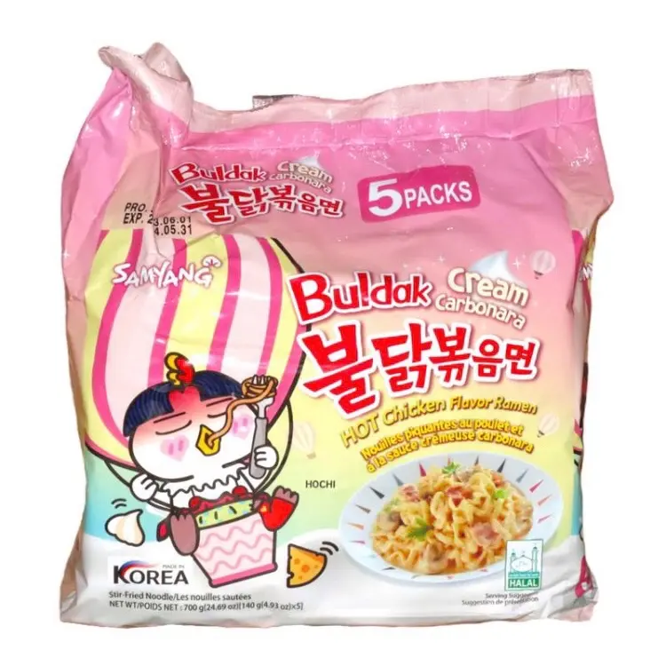 Samyang Creamy Carbonara Ramen Noodles