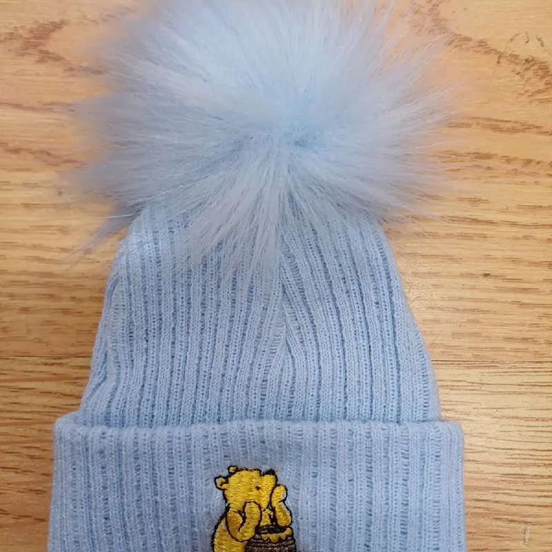 new item honey bear logo bennie hat newborn 7