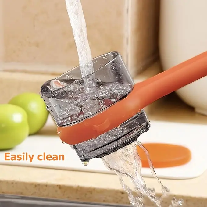 Peeling Knife with Storage Box, 2024 New Peeler with Storage Bucket, Multifunctional Double Sided Stainless Steel Blade Peeler and Carrot Vegetable Fruit Peeler Peeling Knife Box 5