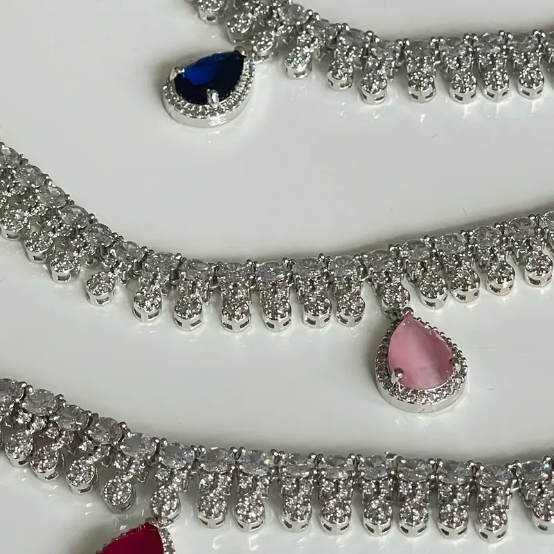 IYÁNA Collection - SAPPHIRE - Three Piece Jewellery Set pakistani 3