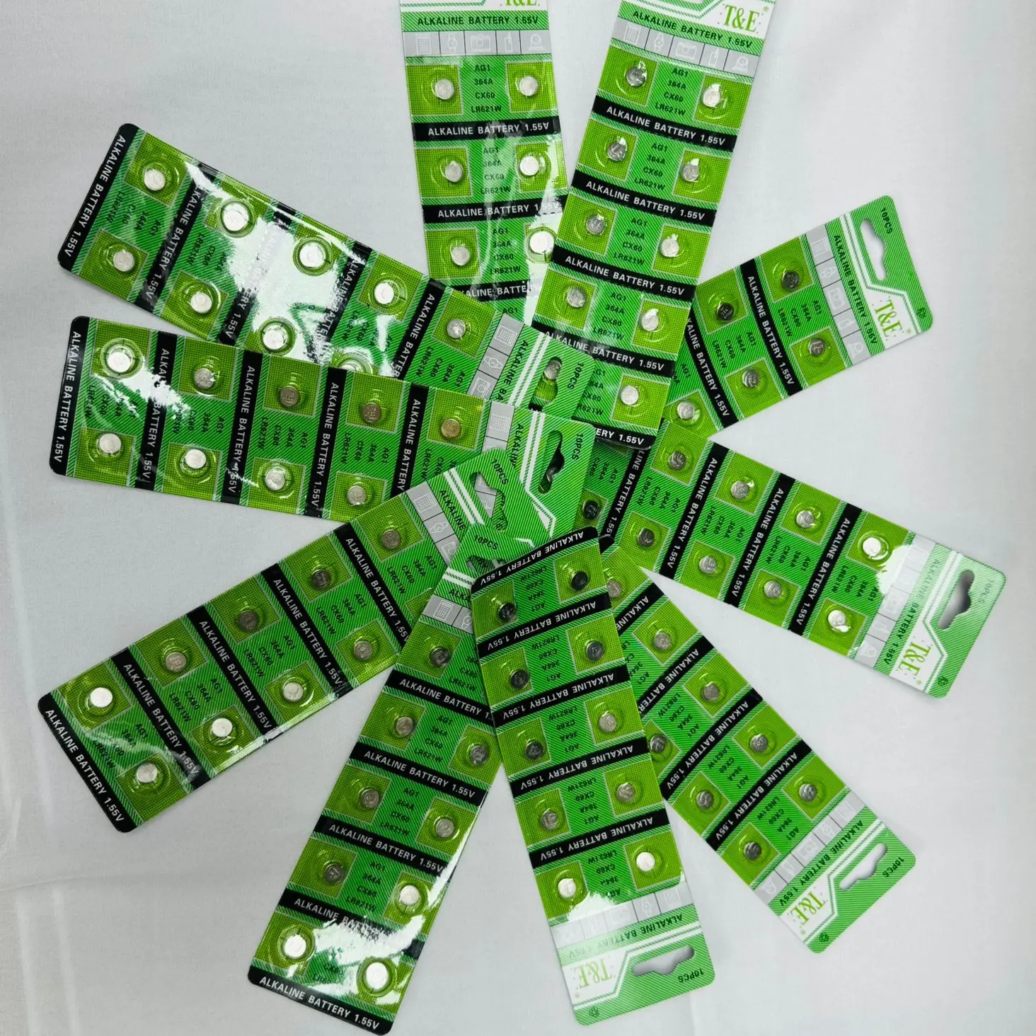 100x AG1 364 Alkaline 1.5v Battery LR60 LR621 SR621W Coin Cell Remote Watch Accessories Phone Smartphone