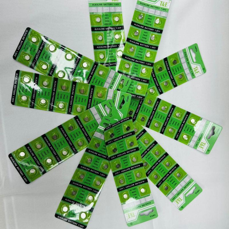 100x AG1 364 Alkaline 1.5v Battery LR60 LR621 SR621W Coin Cell Remote Watch Accessories Phone Smartphone 0