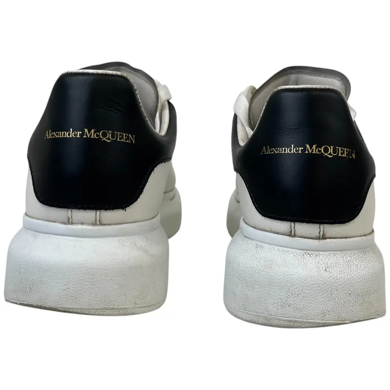 Preowned Alexander McQueen Men's Oversized Low Trainers White Size EU 43.5 / UK 9.5 6