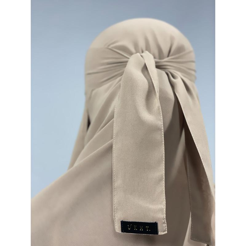 Long Rectangular 2 Layer Niqab | Eye Flap 4