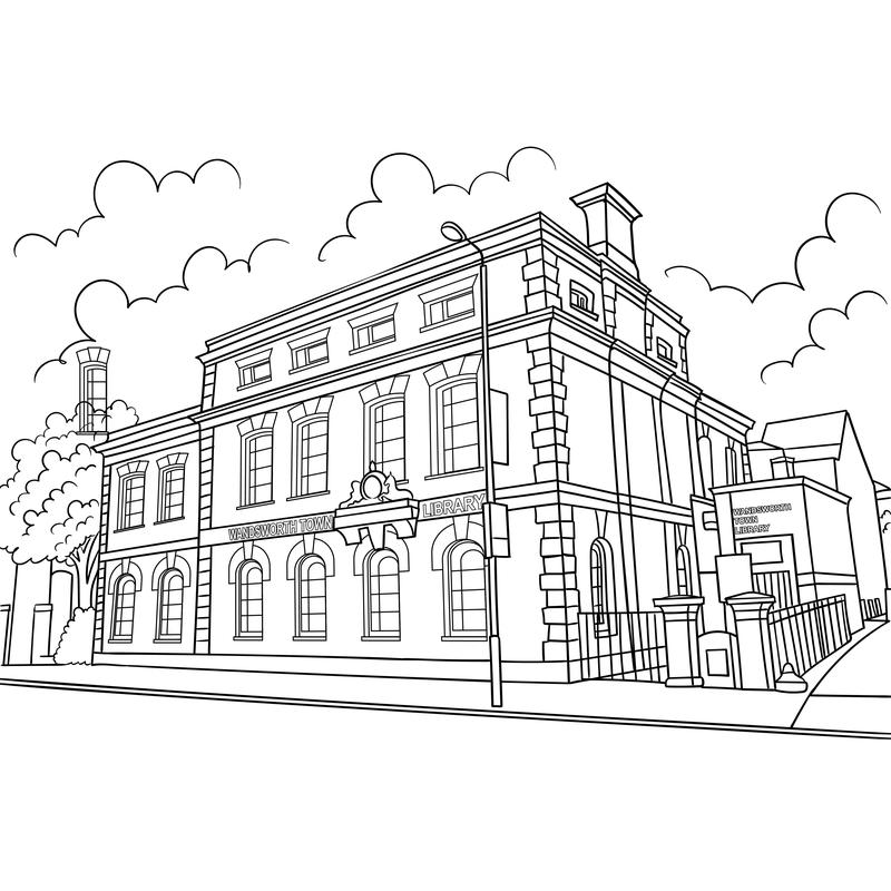 Wandsworth Colouring Book (A4) 3