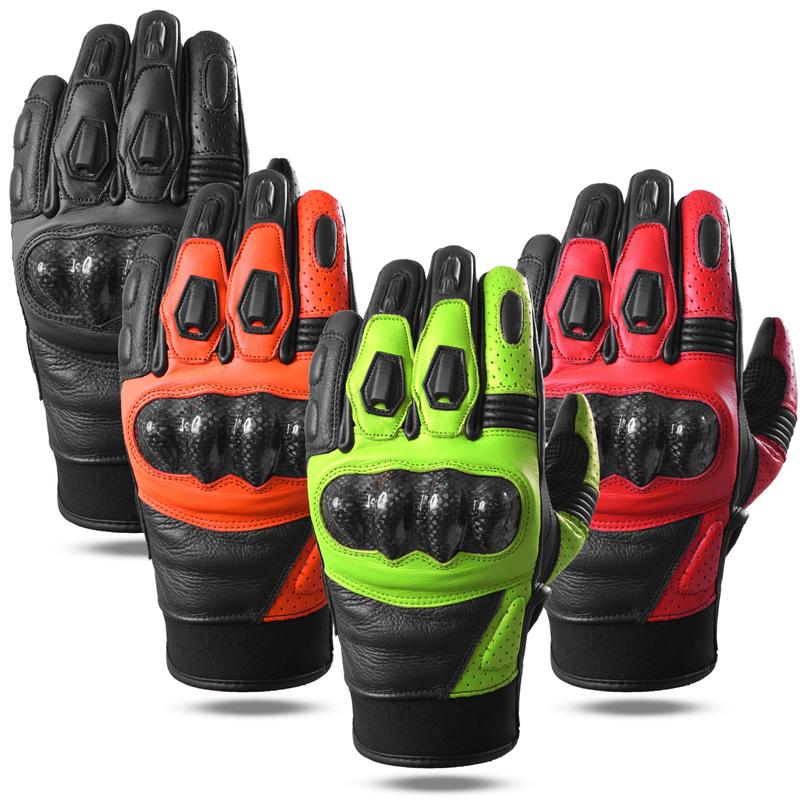 DKZ Leather Motorcycle Gloves Motorbike Thermal  Gloves summer Biker Gloves 0