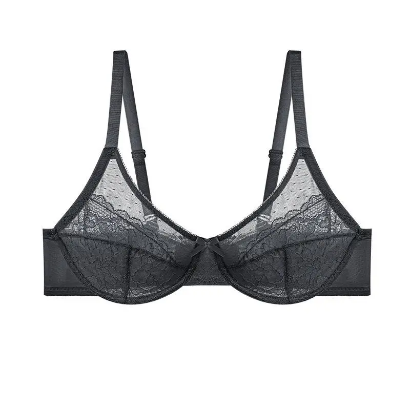 【Curlady】Enchante Floral Lace Plus Size Underwire Unlined Unpadded Full Coverage Bra, It is recommended to choose a larger size 3
