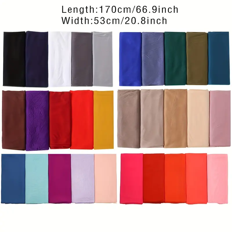 High Quality Stretchy Hijab Maxi Scarf - Perfect for Warmth and Style, Ideal for Eid and Mother's Day Gifts 5
