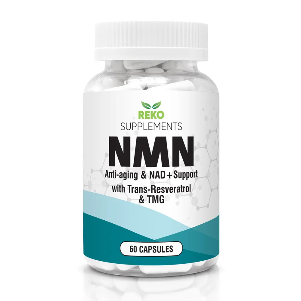 NMN SUPPLEMENTS, 99. 90% Pure NMN 500mg + Resveratrol 150mg + TMG 100MG, 60 NAD+ Capsules , High STRENGTH NMN CAPSULES,