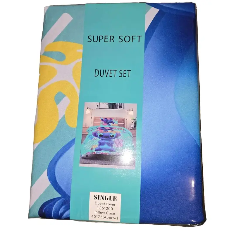 Super Soft Stitch Single Duvet Set - Perfect for a Cozy Night's Sleep 0