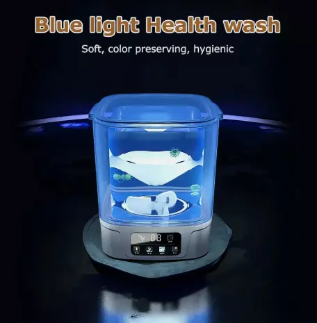 Automatic Clothes Washing Machine Water-Saving Clothes Washer for Home Bathroom 6