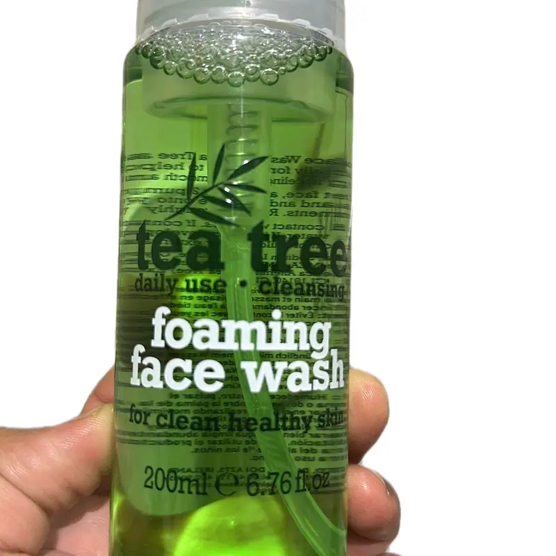 Tea Tree Foaming Face Wash - 200ml for Facial Skincare 4