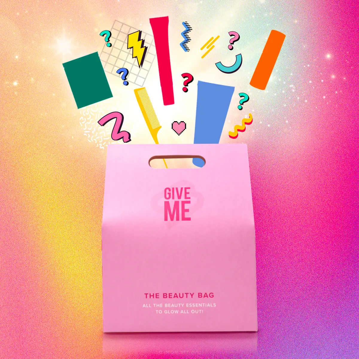 The Give Me Lucky Bag - 5 Hair, Skin, Body & Accessories Cosmetic Bundle Makeup