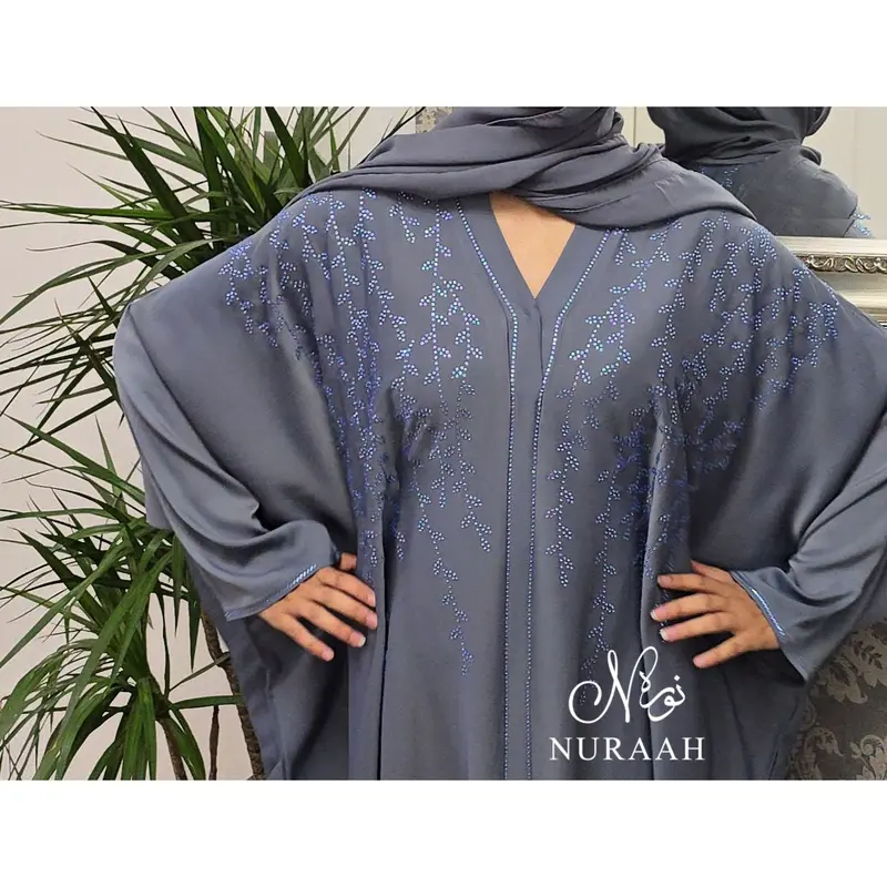 (NURAAH) AMAYA BUTTERFLY ABAYA (with scarf and inner belts) women 0