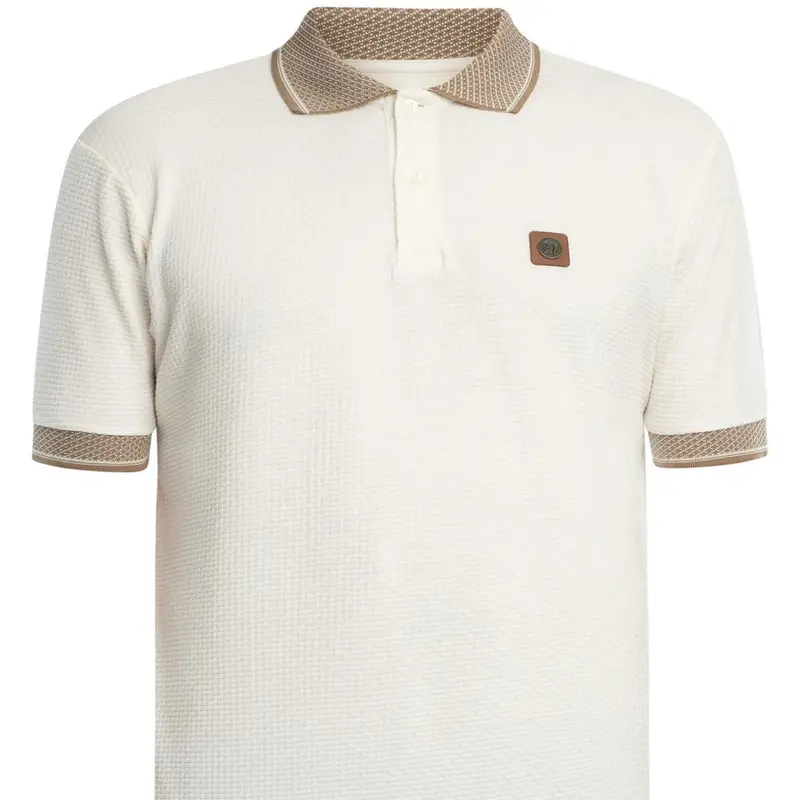 Jacquard short sleeve polo shirt Trojan mod collection 1