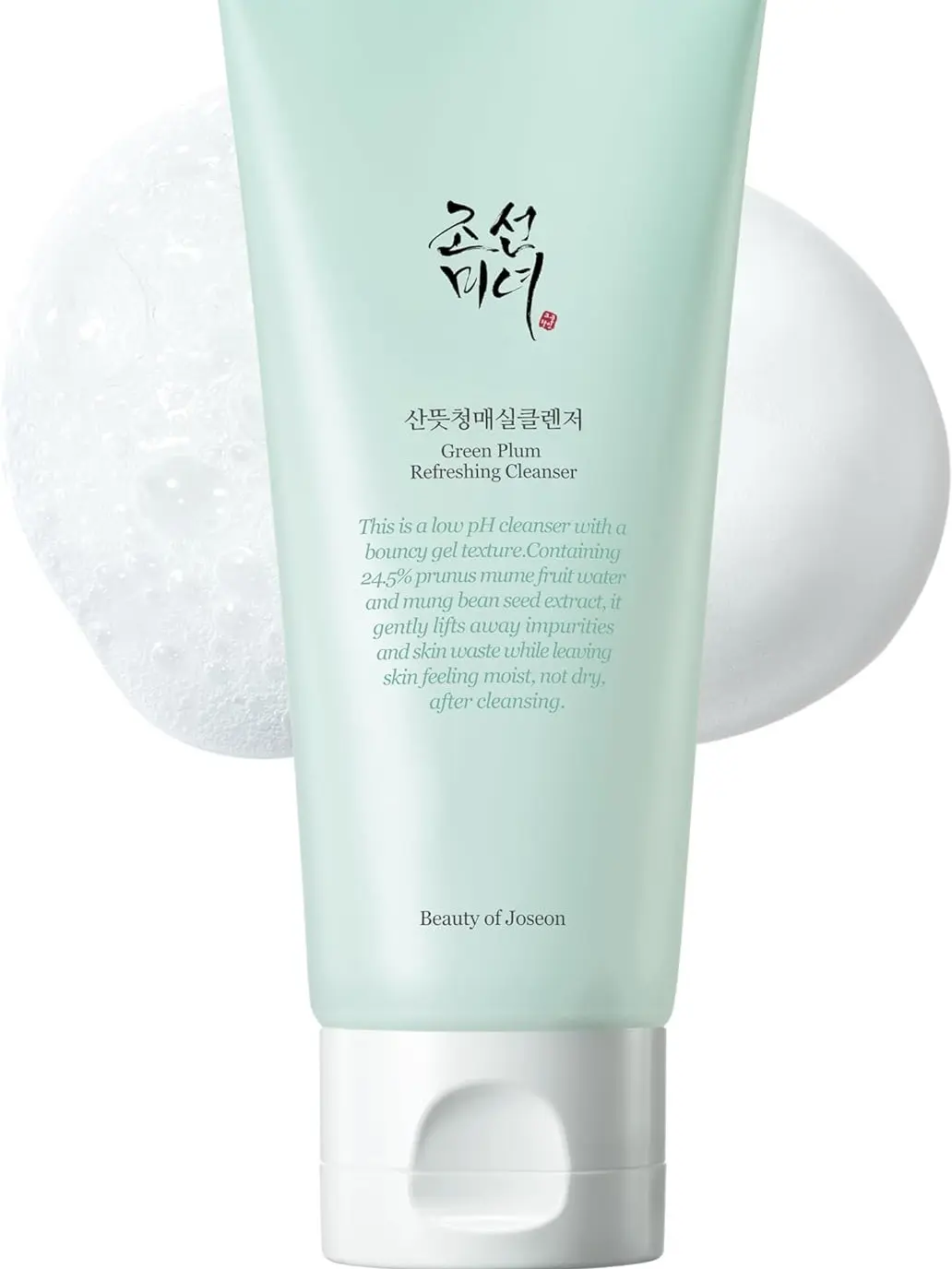 Beauty of Joseon Green Plum Cleanser |Refreshing , Skincare Hydrating for Deep Cleansing & Oil Control | Skin Repair, Purifying & Soothing Formula with Korean Herbal, Moisturizing Facial Gel Ingredients for a Fresh Glow Moisturize (100ml) Comfort Hydrate