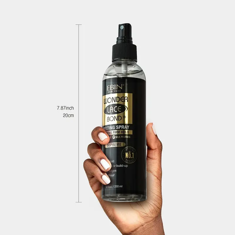 EBIN NEW YORK Wonder Bond Melting Spray 8oz/ 250ml - Extreme Firm Hold (Supreme) UK Free Delivery Gel Haircare Pack 1