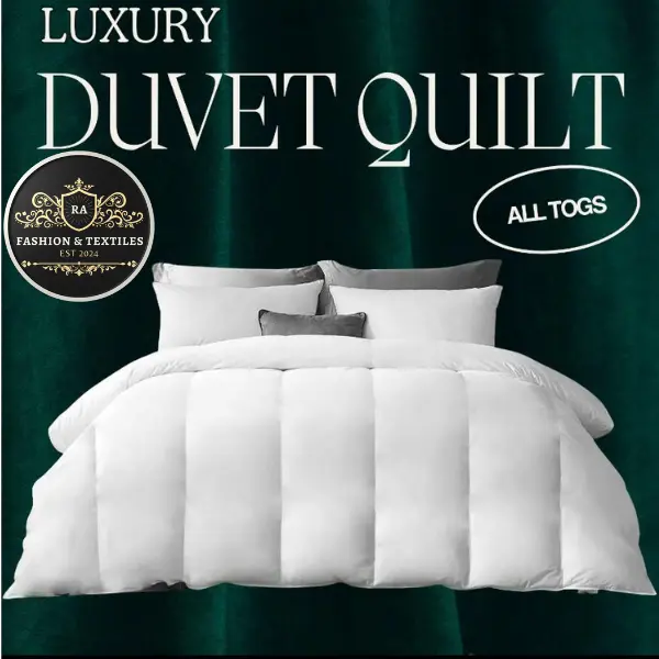BOUNCE BACK DUVET QUILTS 15 TOG | ANTI ALLERGY BREATHEABLE SOFT DEEP FILLED DUVETS | RA FASHION & TEXTILES  | 0