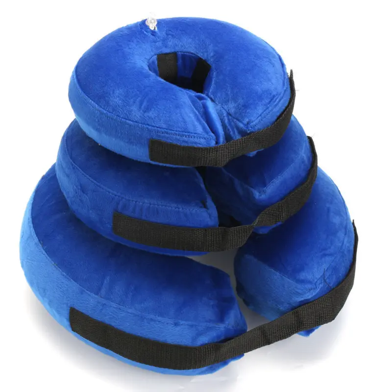 Inflatable Dog Cat Puppy Pet Vet Collar Post Surgery Lampshade Cone Neck Injury 3