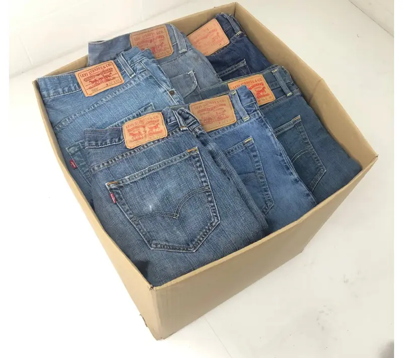Mystery Box- Pre-Owned Vintage Trousers Legwear 1 Piece- Workwear, Carpenter, Jeans, Cargo & More! Menswear, Clothing, Fashion, Classic, Beige, Green, Blue, Brown, Black, Pants 4