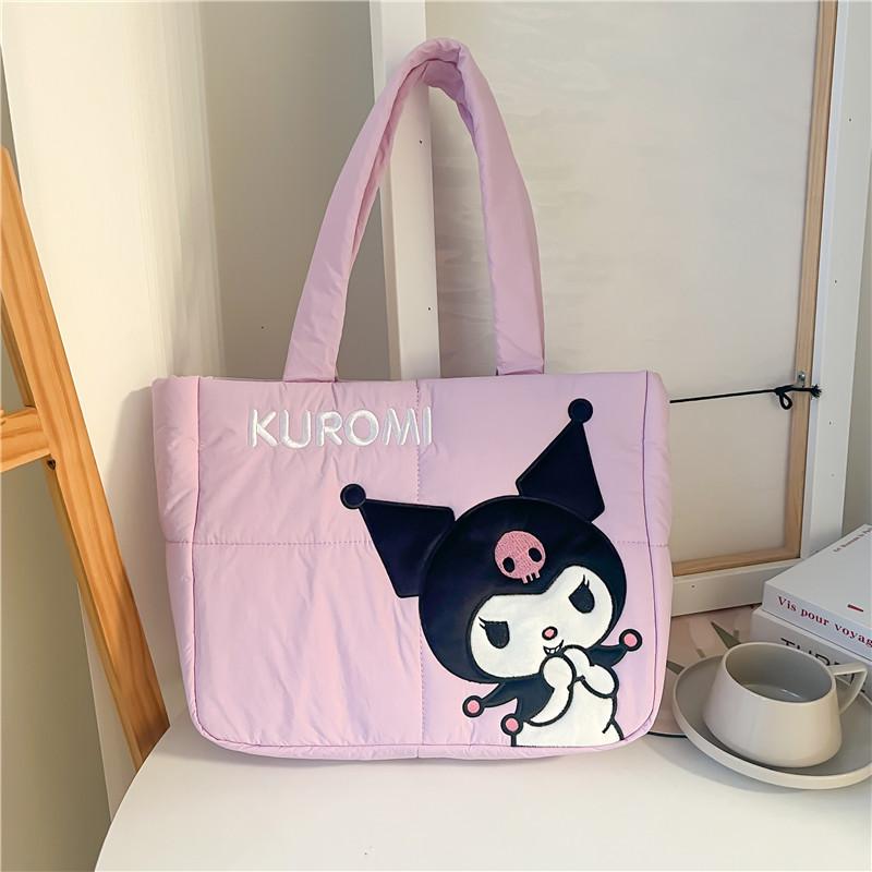 Sanrio Hello Kitty & Kuromi Cute Shoulder Bag - Sweet Style, Durable Polyester, Perfect Gift for Women 3