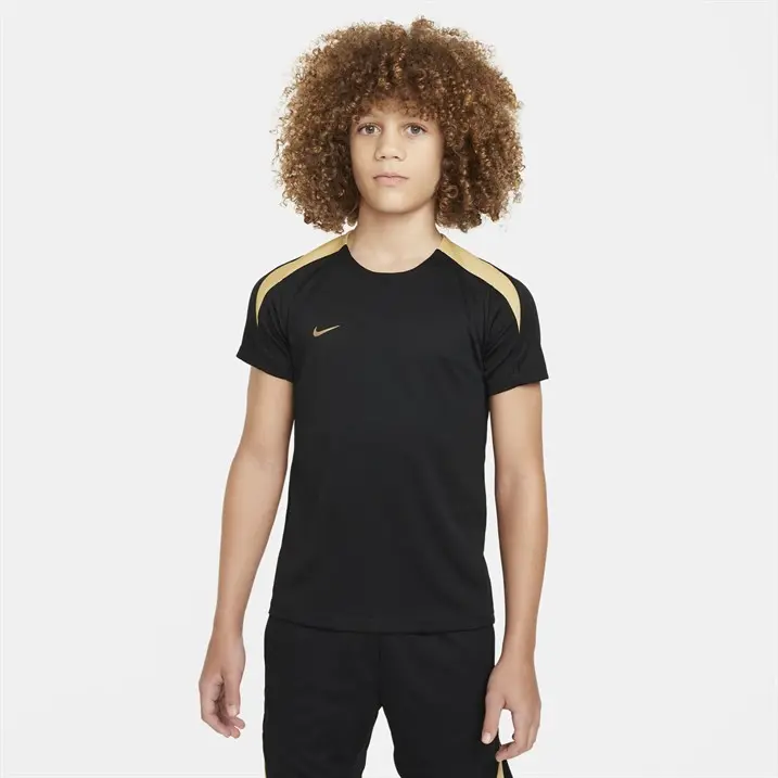 Nike Kids Strike Dri Fit Short Sleeve Global Football Top Juniors Sports 7