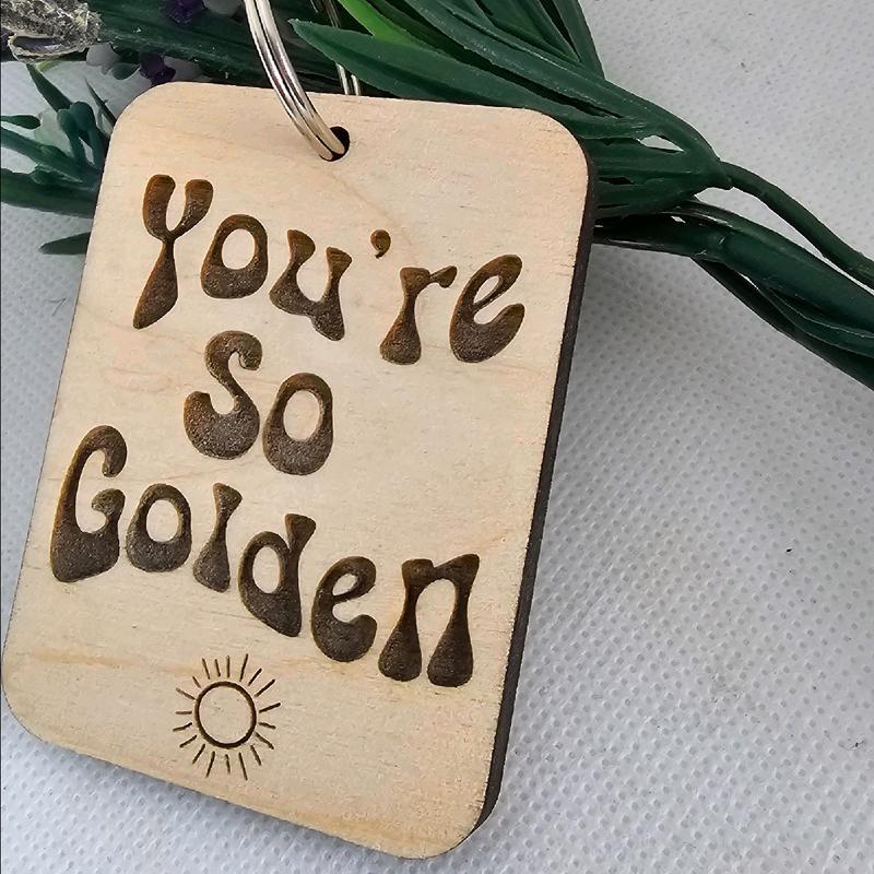 Harry Styles You're So Golden Keyring 2