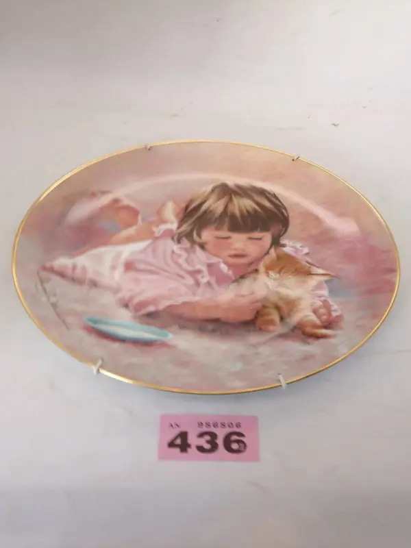 Hamilton Collection Plate Feeding Time Magic Childhood Decorative Plate With Coa 2