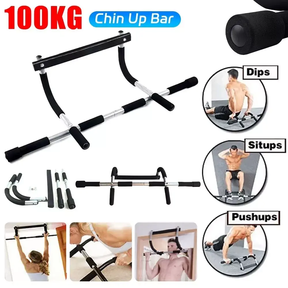 Pull-Up Bar for Doorway, Home Fitness Door Horizontal Bar Push up Bar for Indoor Gym Upper Body Workout