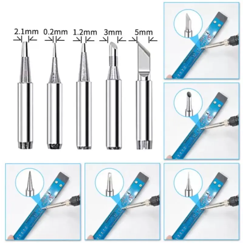 60W Electric Soldering Iron Kit Adjustable Temp Welding Solder Irons Tool 4