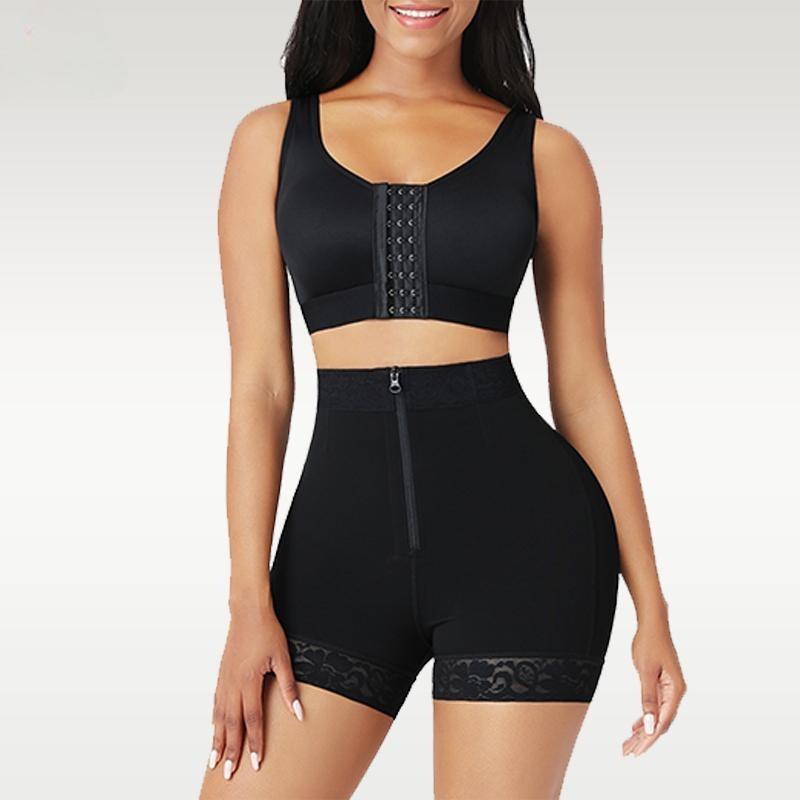 Butt Lifter Shapewear Tummy Control Shorts For Women Waist Cincher With Hook Zipper Closure Body Shaper Wear Breathable Womenswear Underwear Compression 4