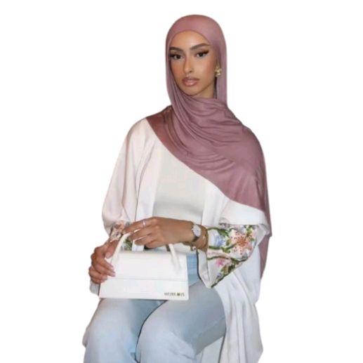 Mariam مريم - premium quality Emirati jersey hijabs XL 7