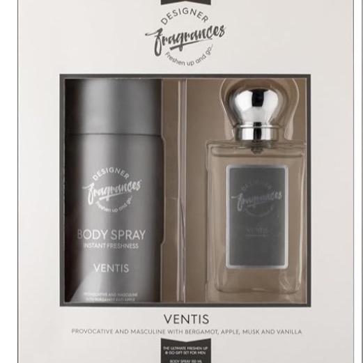 Ventis Gift Set Designer Fragrances 50ml Eau De Parfum & 150ml Body Spray- Perfect for Any Occasion 0