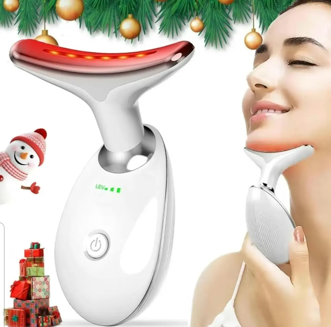 3-in-1 Anti-Aging Face Massager – Wrinkle Reduction & Face Sculpting Tool | USB Rechargeable Heated Skincare Device | Portable Facial & Neck Beauty Instrument | Perfect Beauty Gift, Face Massager