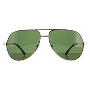 Lacoste Sunglasses L250SE 710 Gold Solid Green for Male - Menswear - Mens - Sunglasses - Eyewear - Summer