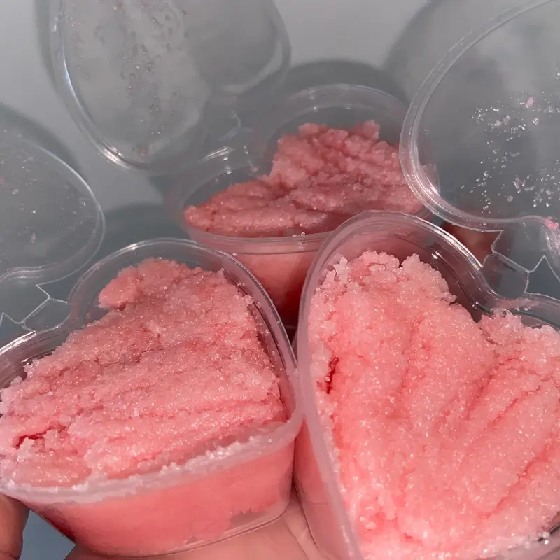 Bubble gum lip scrub 1