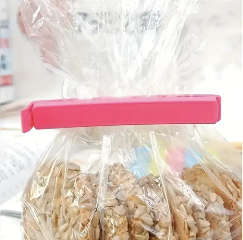 20 pcs  Reusable Plastic Bag Clips Plastic Sealer Food Sealing Clips Moisture-proof Sealing Clips - Keep Your Snacks Fresh And Secure! 5