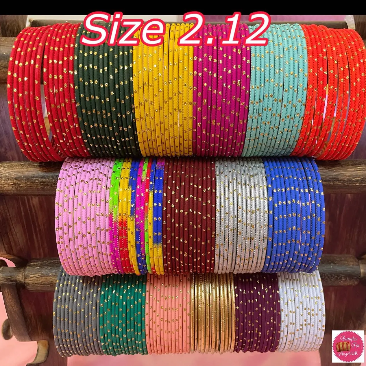 Size 2.12-Metal Bangles in various colors