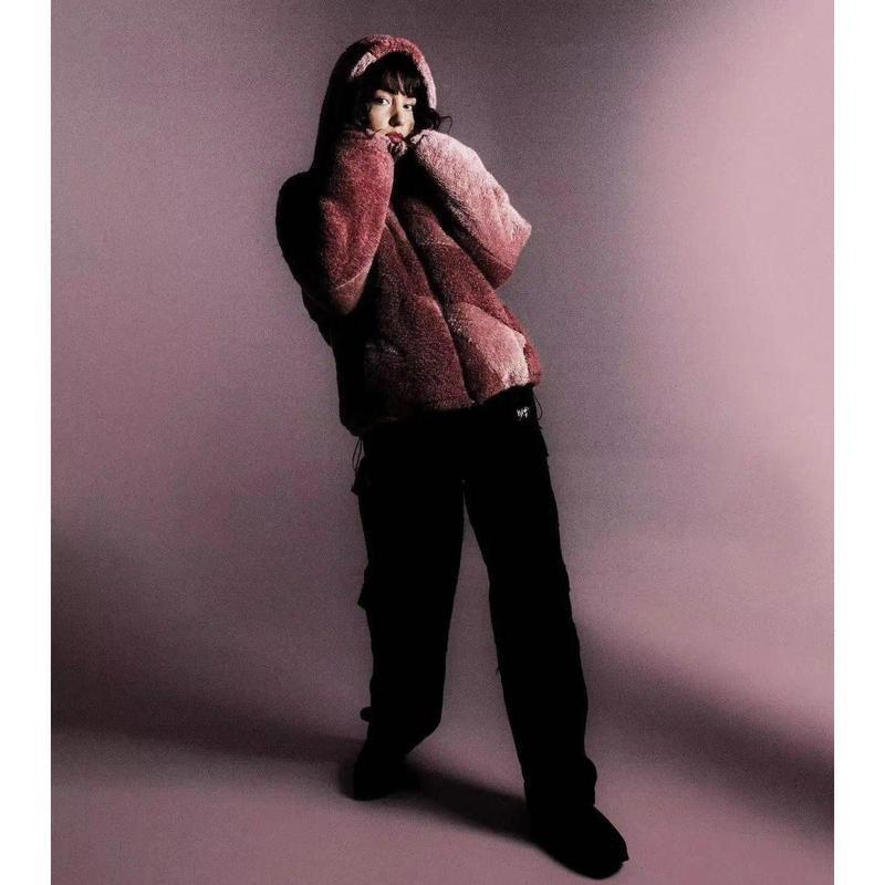 American fashion cute style color oversized jacket women's fashion loose Harajuku long sleeved warm zipper cardigan clothes men 4