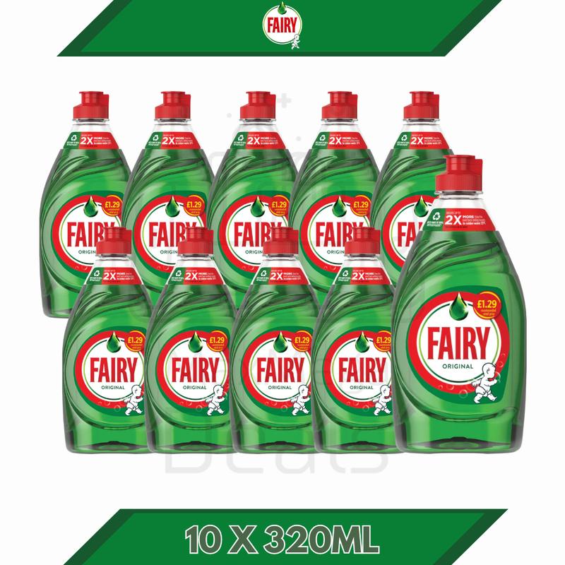 Fairy Washing Liquid All Variety 10 X 320ML Bulk Pack 1