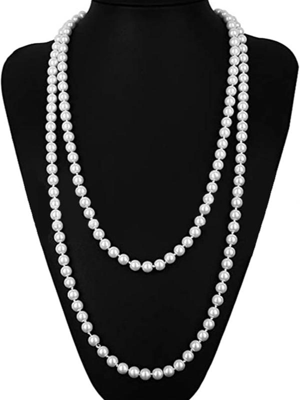 1920s Flapper Ladies Costume Accessories: Feather Boa, Headband, Gloves, Pearls, Cigarette Holder Party Accessory 1
