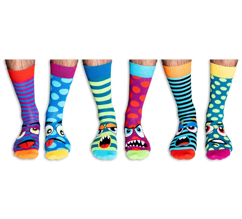 United Oddsocks Grump Heads - Christmas Gifting - Gifts for Him, Gifts for Her - Unisex 1