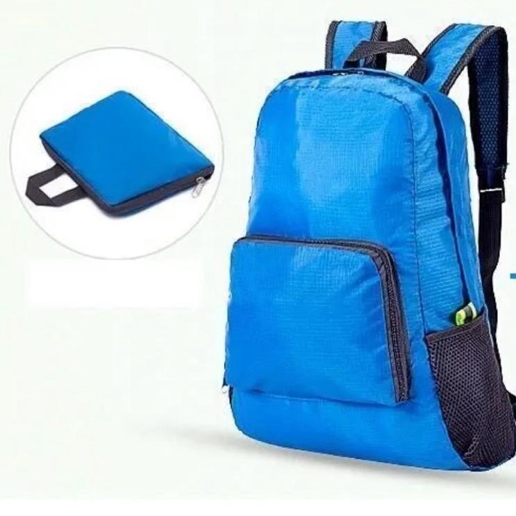 Backpack Rucksack Bag 20L Light Weight Foldable School Office Travel Camping New Plain Foldable Bag 8