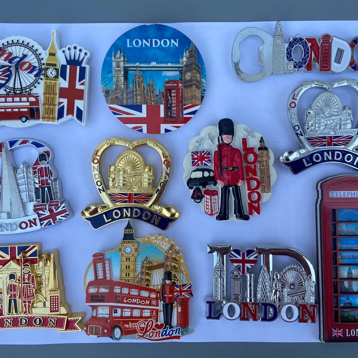 5X for £5.50 London Sovereign magnets London magnets fridge magnets London sovereign Decor Souvenir Magnetic Decorative