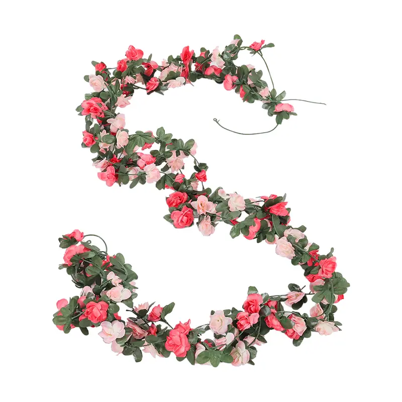 Lifeideas 4 Pack Artificial Flower Garlands - Lightweight and Eco-Friendly for Indoor/Outdoor Decorations 3