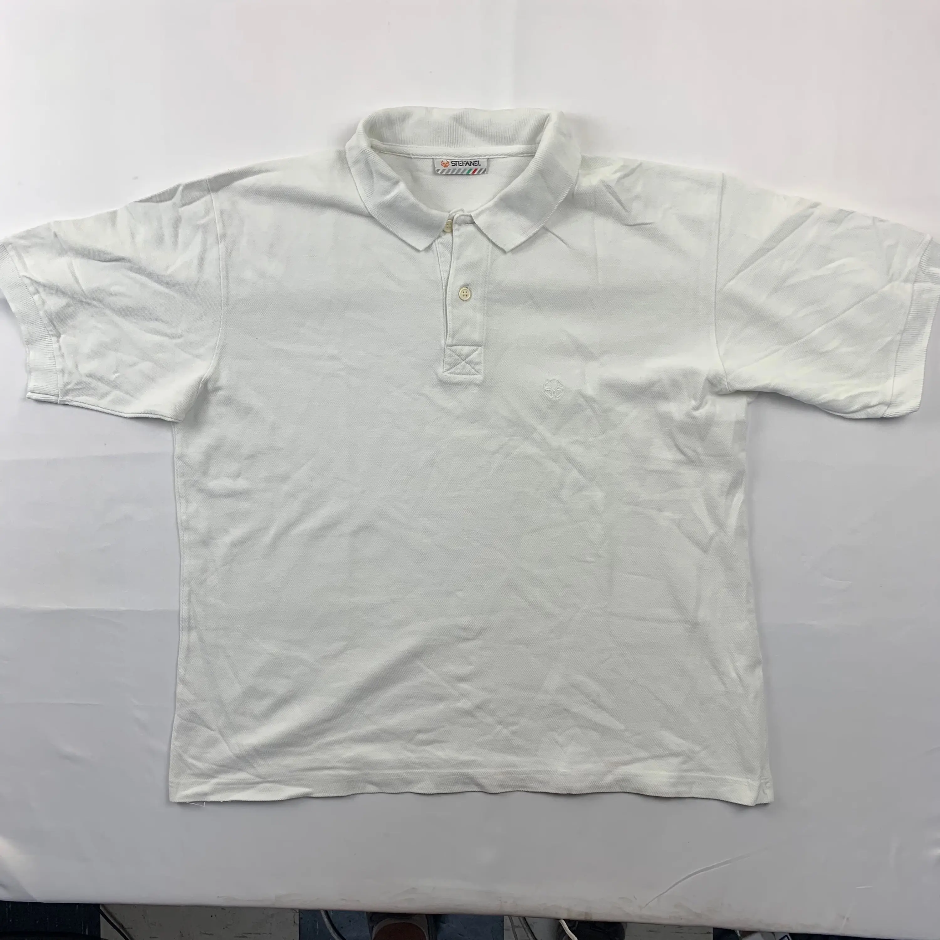 STEFANEL White Polo T-shirt , Medium  (Pre-Owned)